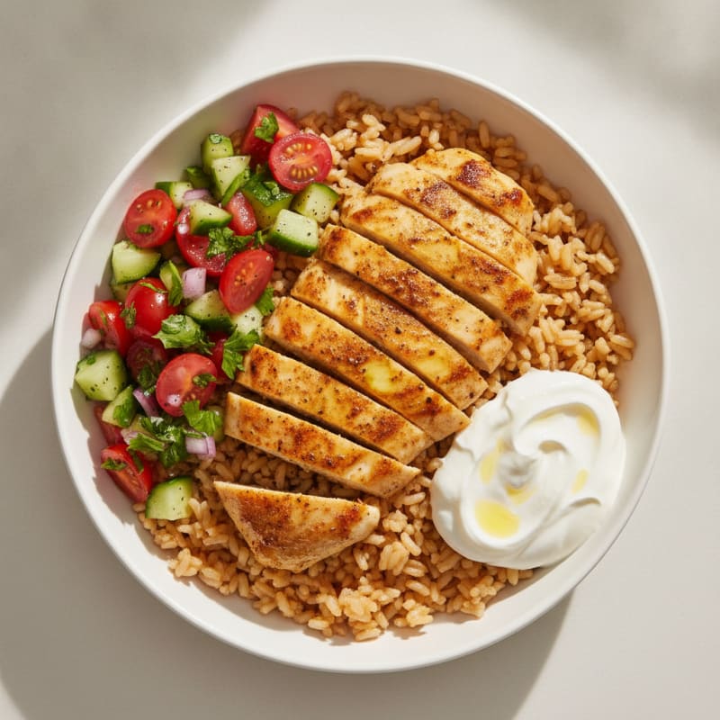Chicken Shawarma Rice Bowl