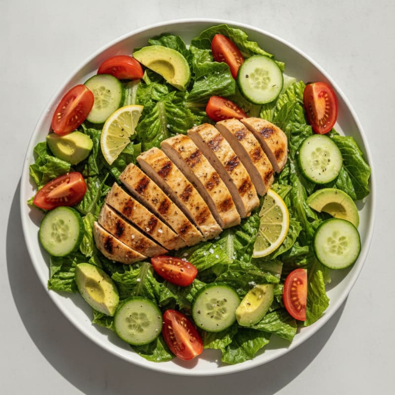 Grilled Chicken and Garden Salad