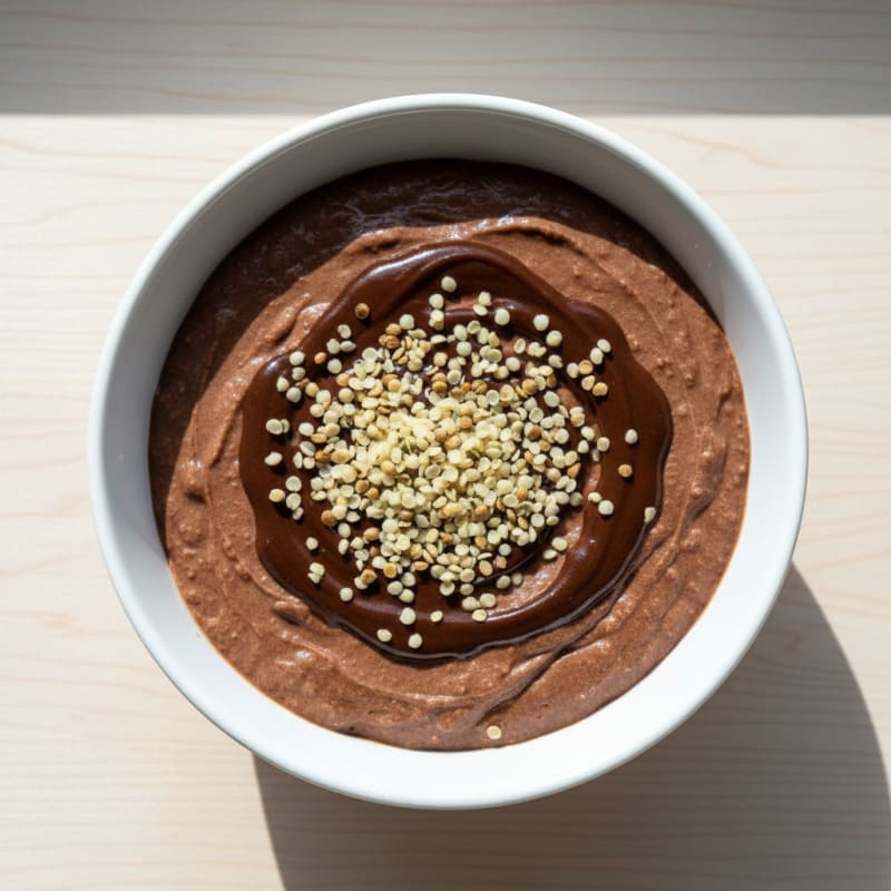 Cottage Cheese Chocolate Protein Pudding