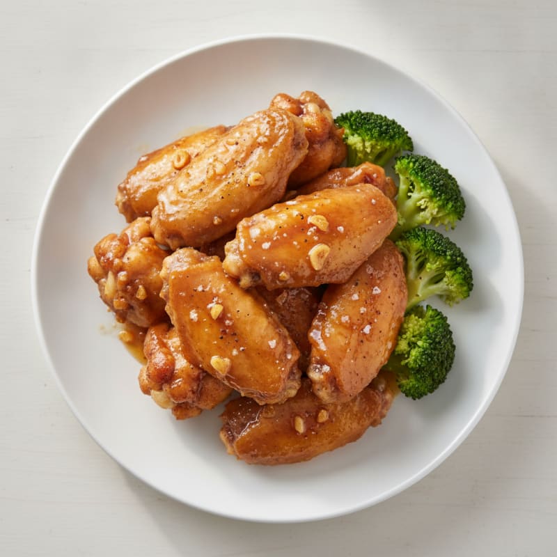 Honey-Garlic Glazed Chicken Wings