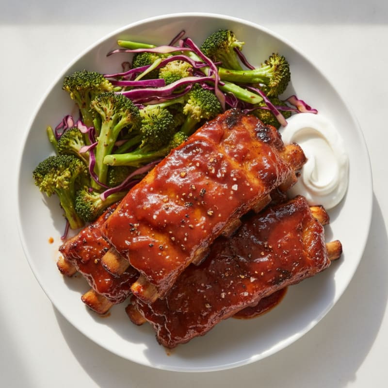 Sticky BBQ Baby Back Ribs