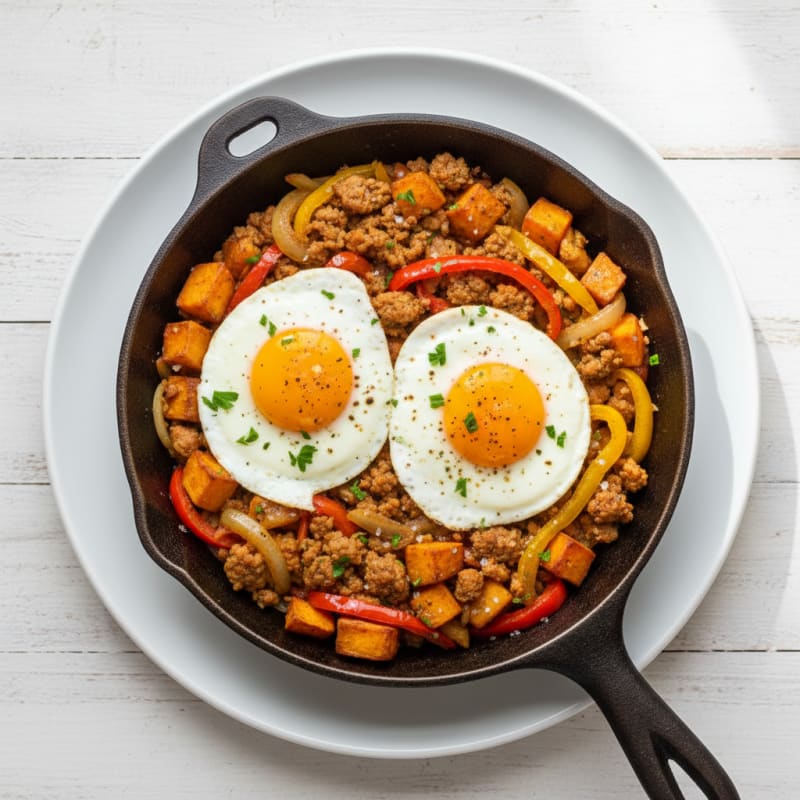 Hearty Grand Slam Breakfast Skillet