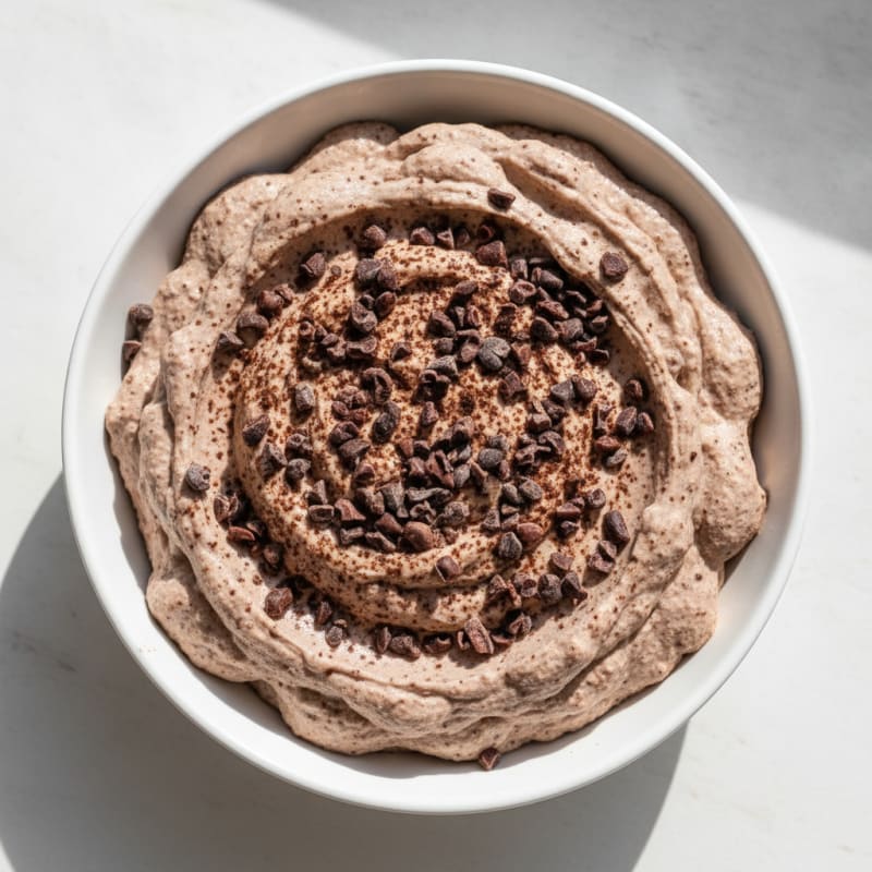 Silky Chocolate Protein Mousse with Ricotta