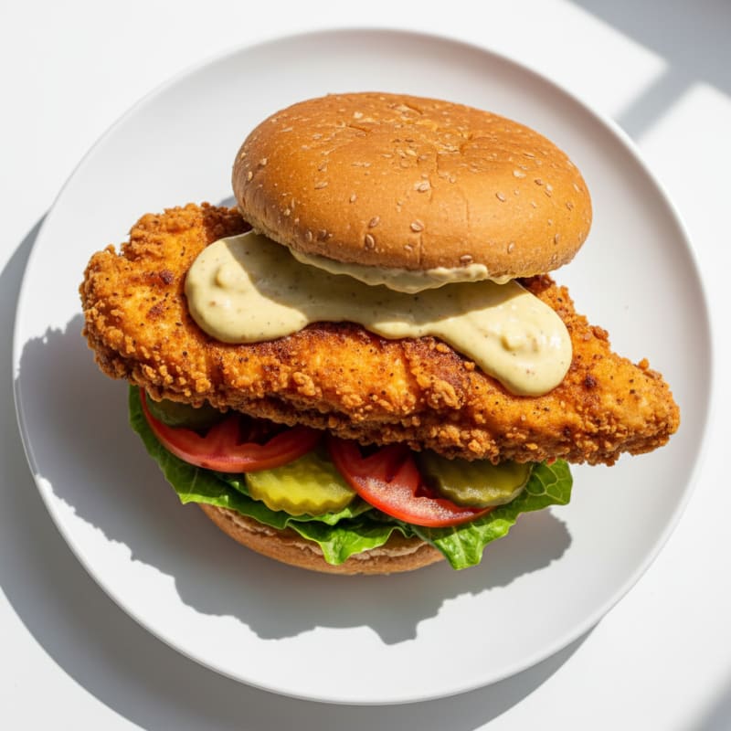 Crispy Buttermilk Fried Chicken Sandwich