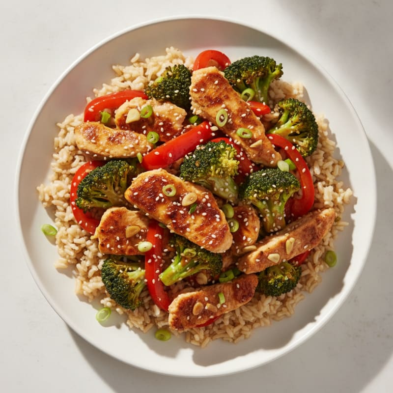 Teriyaki Chicken and Broccoli Stir-Fry