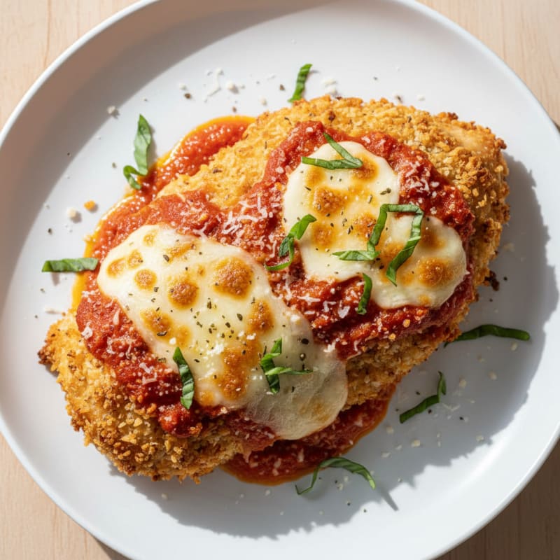 Crispy Baked Chicken Parmesan