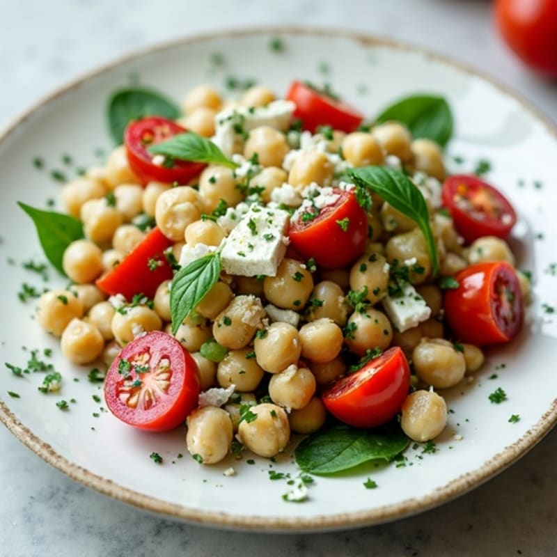 Creamy Herb Chickpea Salad
