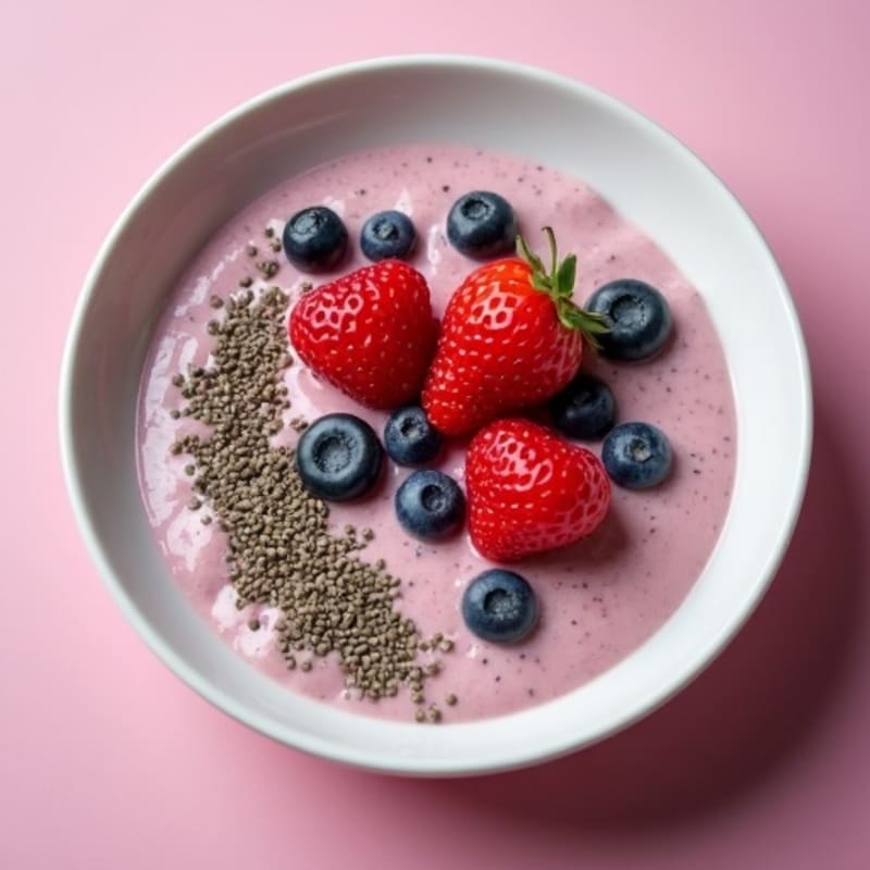 Creamy Protein-Packed Berry Chia Pudding
