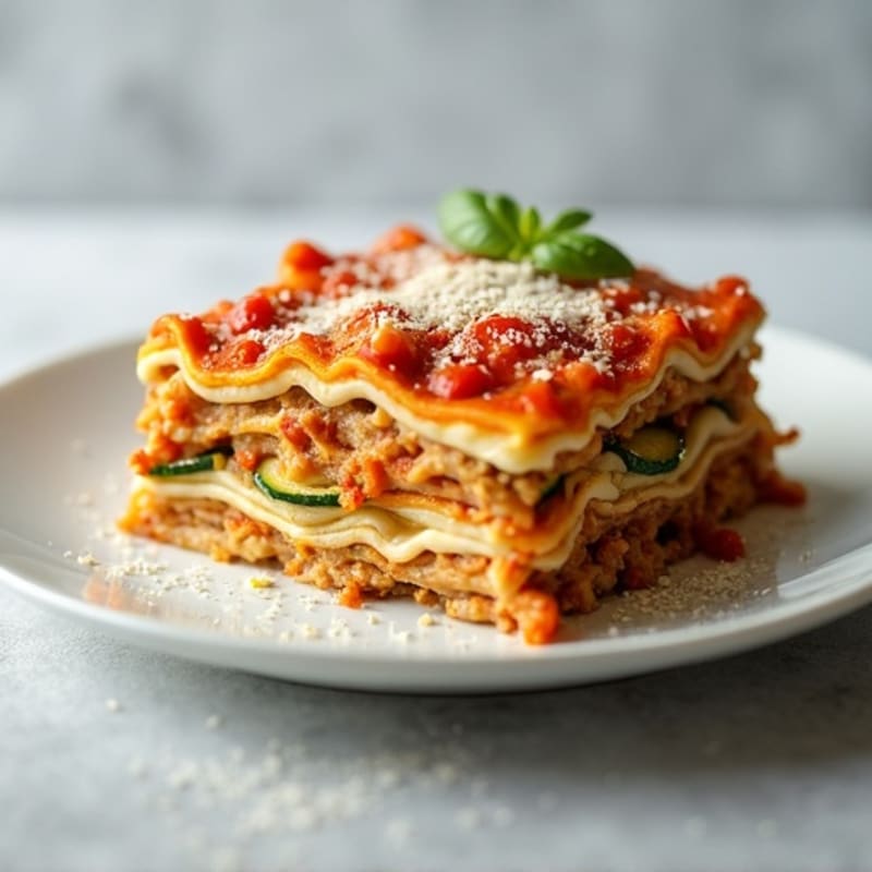 Lean Turkey Zucchini Lasagna