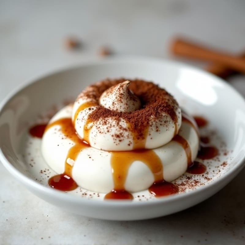 Silky Greek Yogurt with Cocoa and Protein Powder