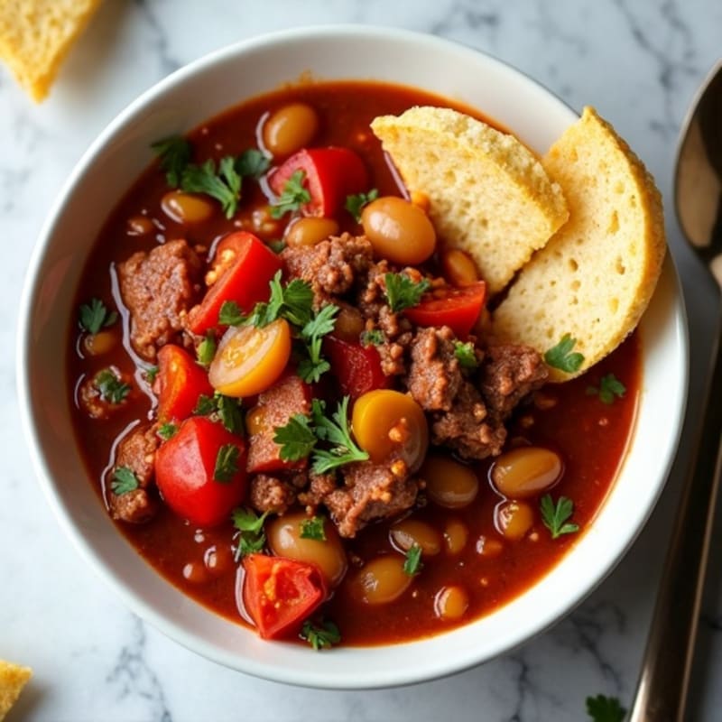 Hearty Slow Cooker Beef Chili