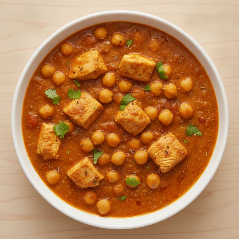 Spiced Chickpea and Tomato Curry