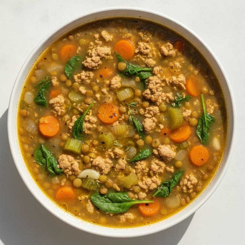 Hearty Lentil and Vegetable Soup