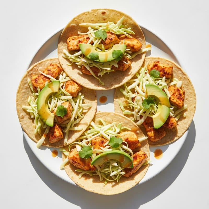Crispy Chili-Lime Chicken Tacos
