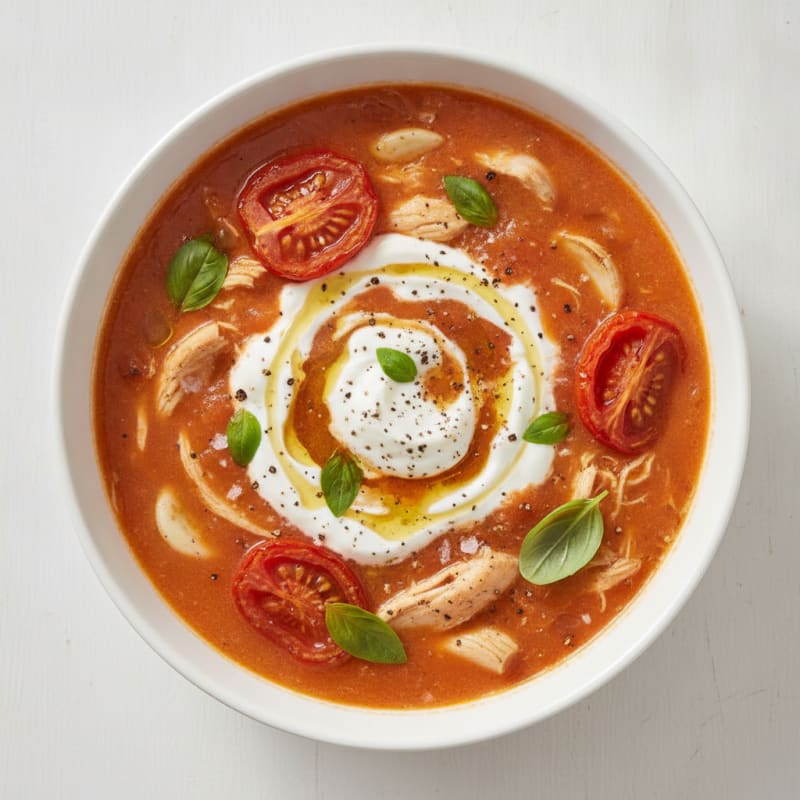Roasted Tomato Basil Soup