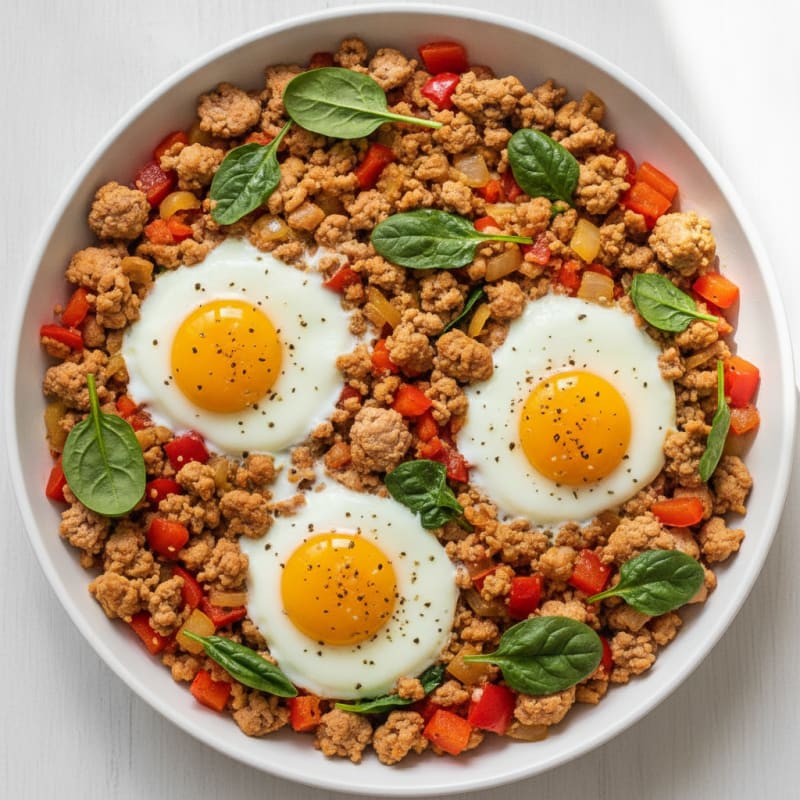 Hearty Breakfast Skillet with Eggs