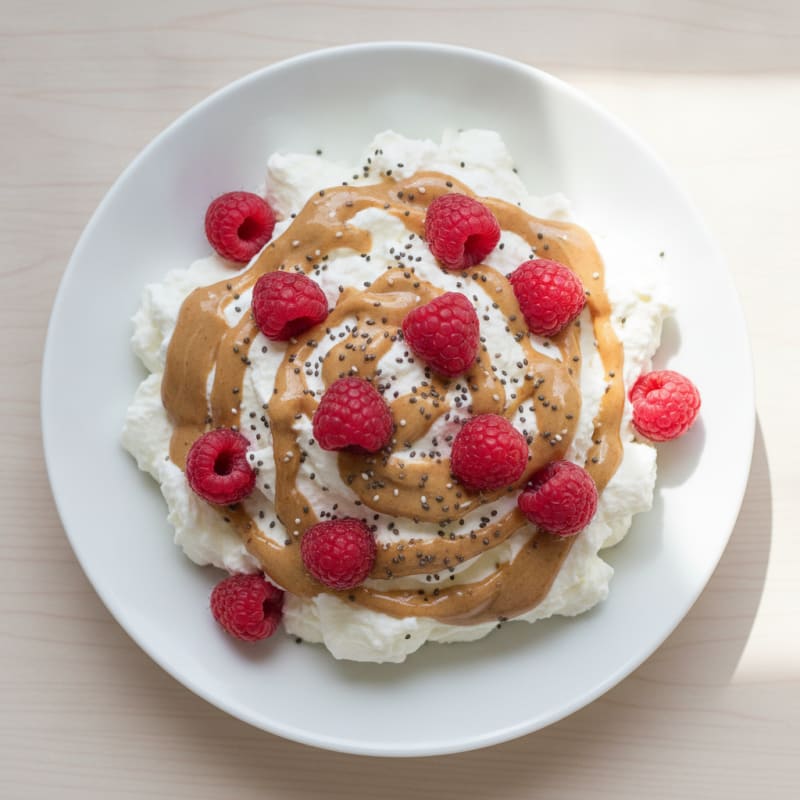 Silky Greek Yogurt Protein Mousse with Berries