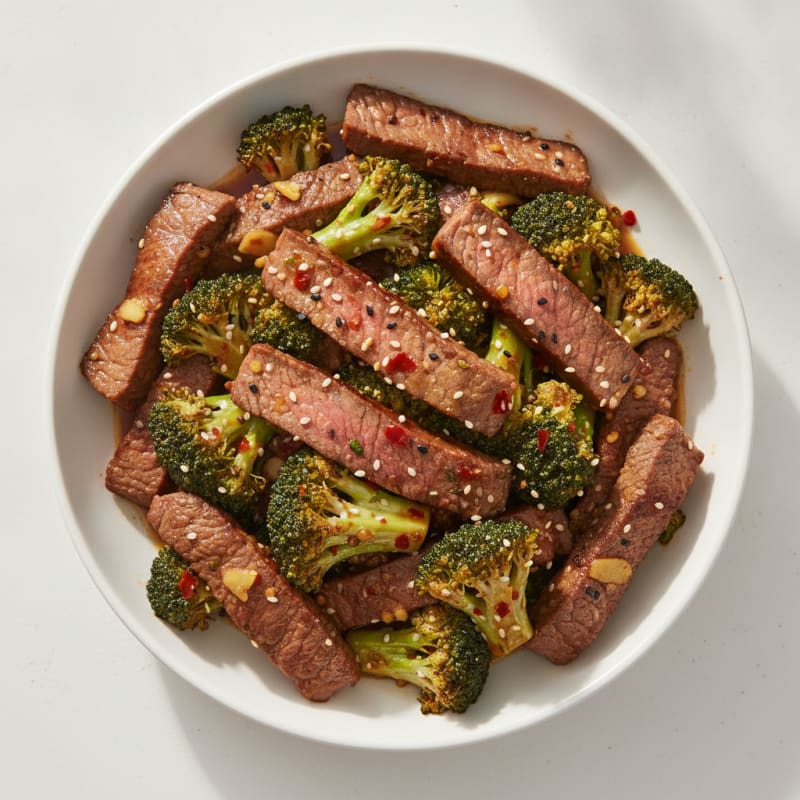 Sesame Beef & Broccoli Stir-Fry