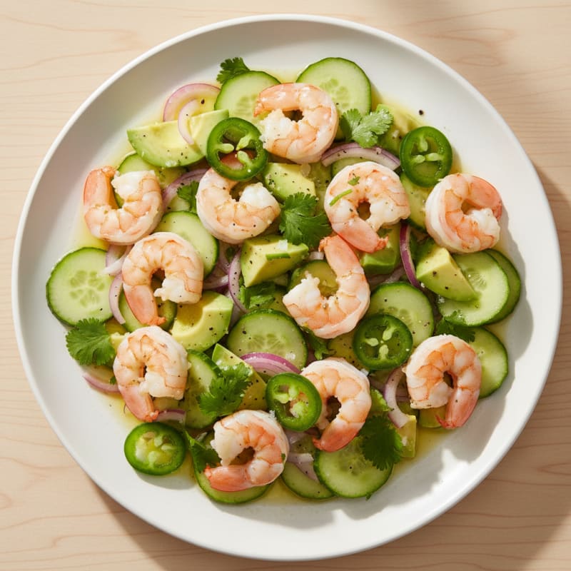 Zesty Shrimp Avocado Ceviche