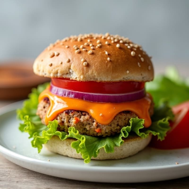 Spicy Buffalo Blue Cheese Turkey Burgers