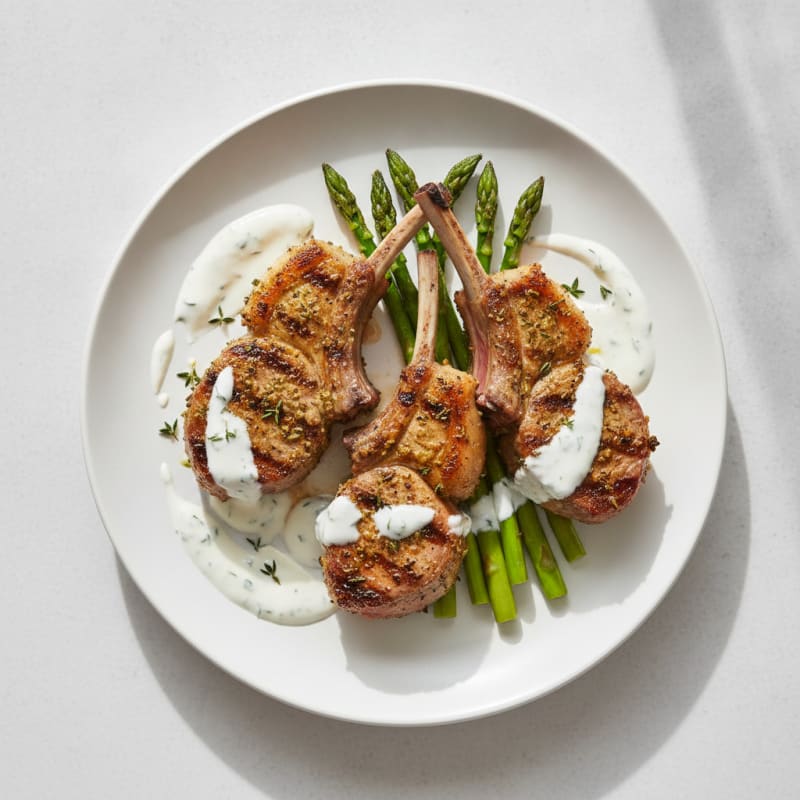 Grilled Herb Lamb Chops