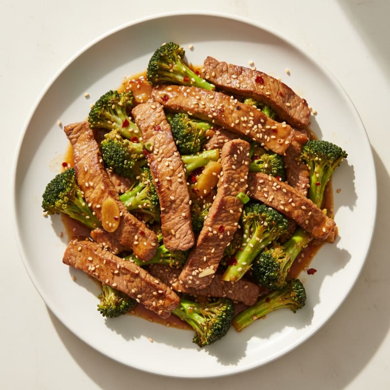 Tender Sesame Beef and Broccoli Stir-Fry
