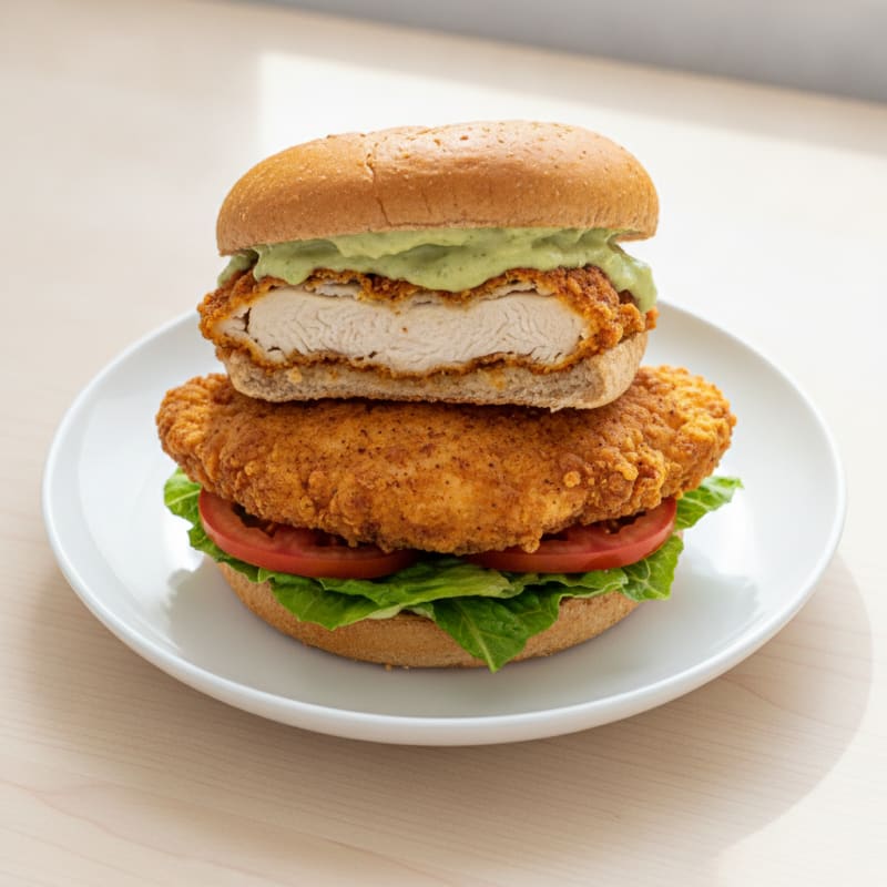 Crispy Buttermilk Fried Chicken Sandwich