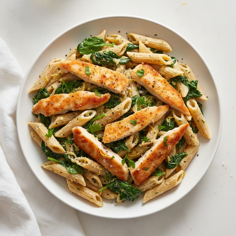 Creamy Zesty Lemon Herb Pasta