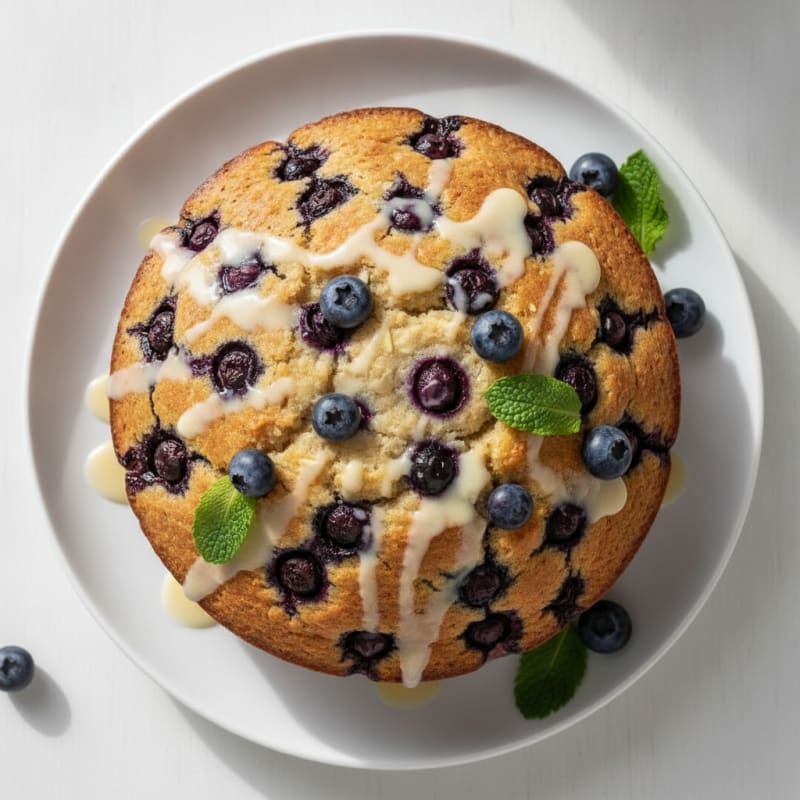 Baked Protein Berry Delight Cake