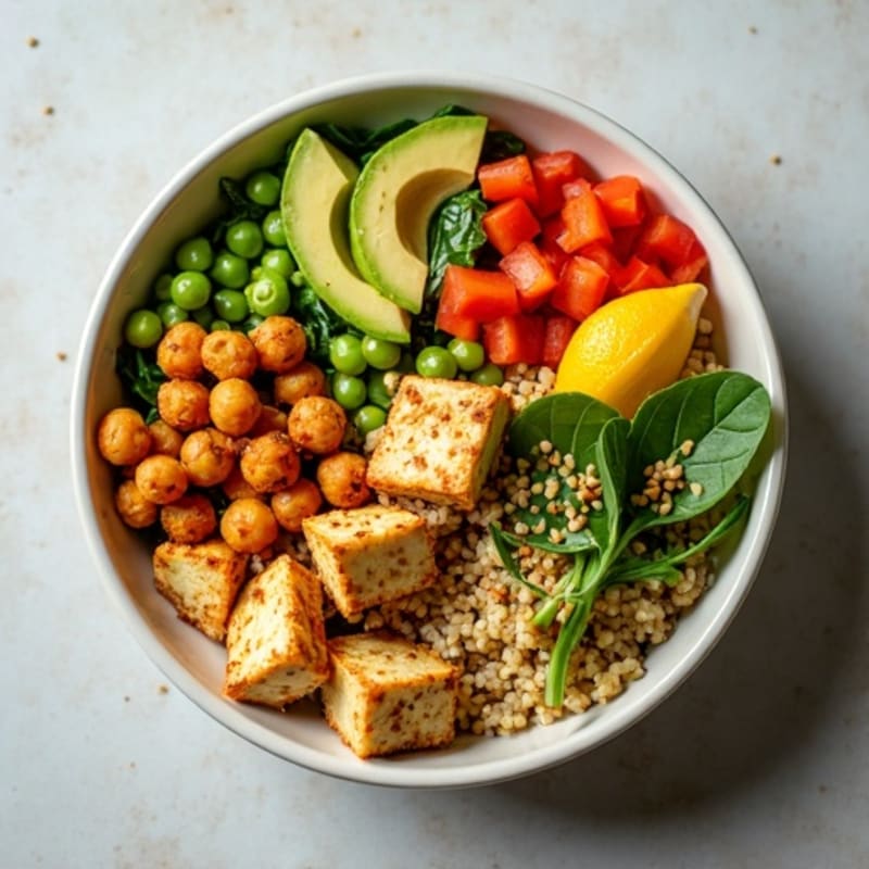 Crispy Roasted Chickpea Buddha Bowl