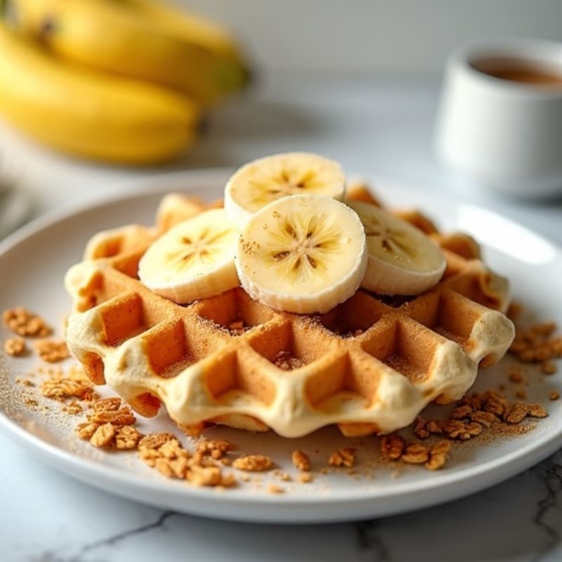Fluffy High-Protein Egg White Waffles