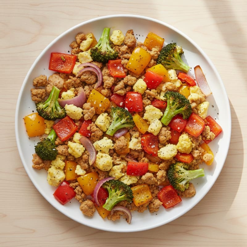 Sheet Pan Eggs and Roasted Vegetables