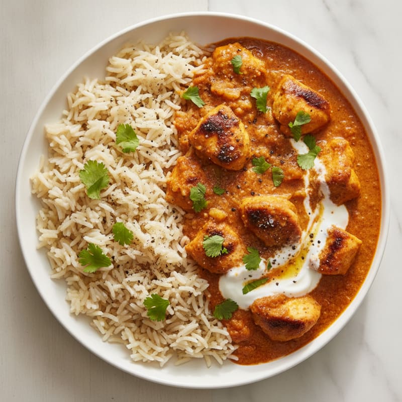 Chicken Tikka Masala with Basmati Rice