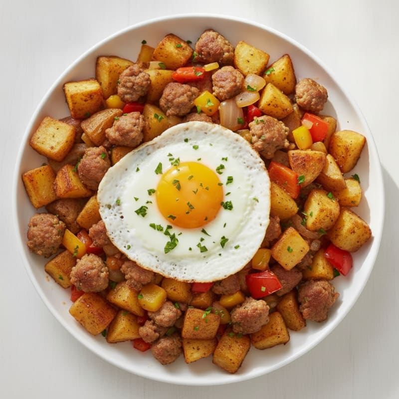 Hearty Sausage and Potato Breakfast Skillet