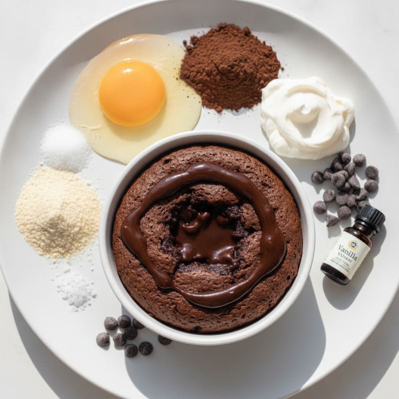 Decadent Chocolate Protein Mug Cake