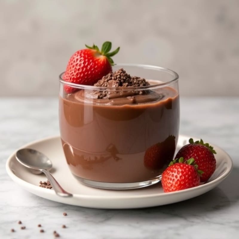 Silky Chocolate Protein Pudding