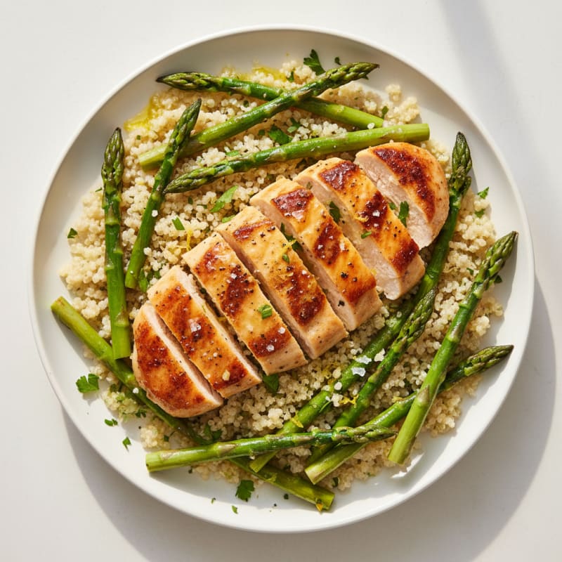 Zesty Lemon-Herb Chicken and Quinoa