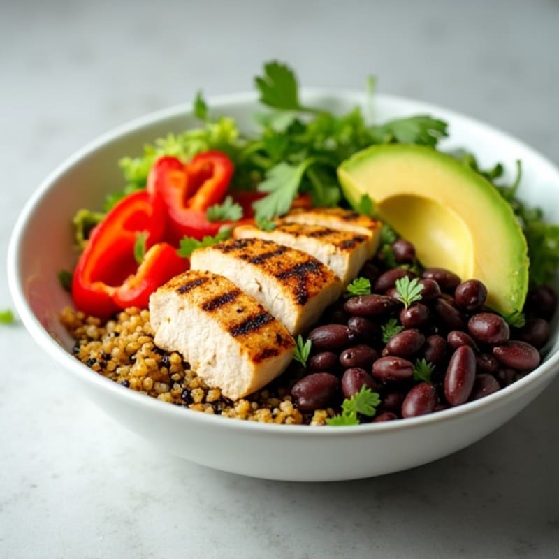 Zesty Lime Quinoa Black Bean Bowl