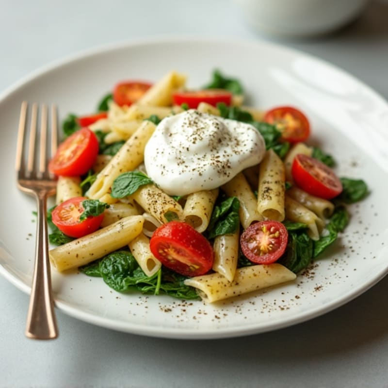 Creamy Pesto Chicken Protein Pasta