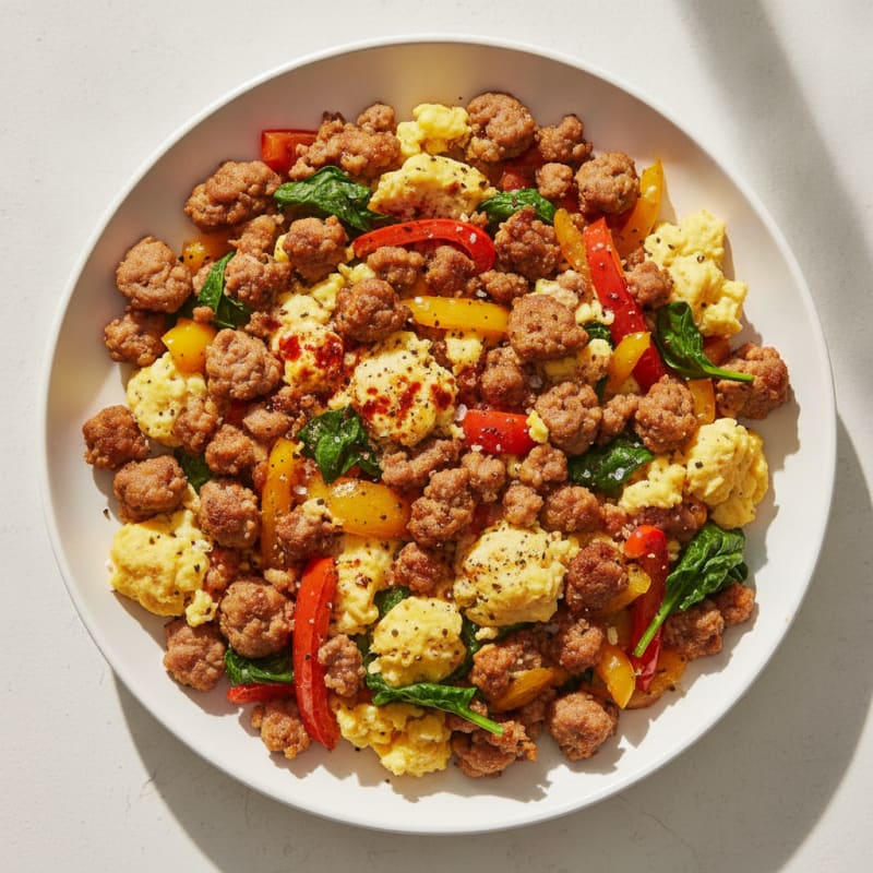 Sausage and Egg Power Skillet