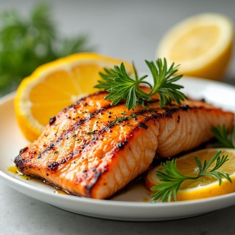 Citrus-Herb Grilled Salmon with Fresh Herbs