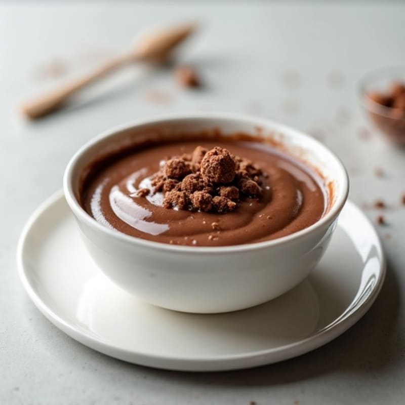 Silky Chocolate Protein Pudding with Greek Yogurt