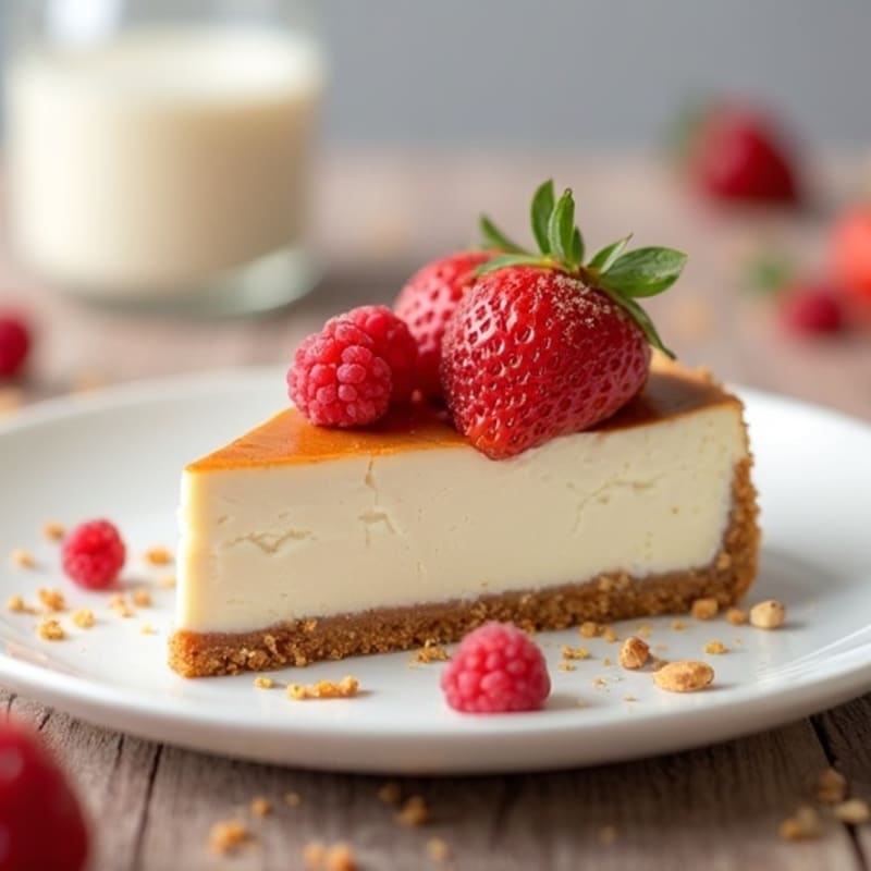 Greek Yogurt Protein Cheesecake with Whey Protein