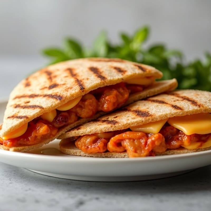 Grilled BBQ Chicken Sweet Potato Quesadilla