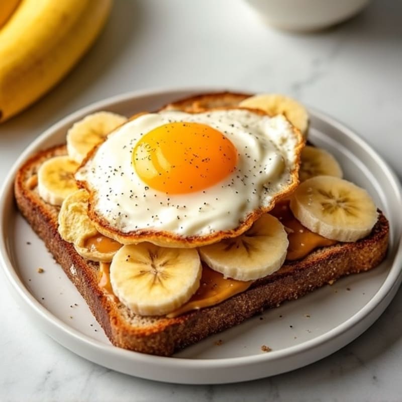 Energy-Packed Banana Almond Butter Toast