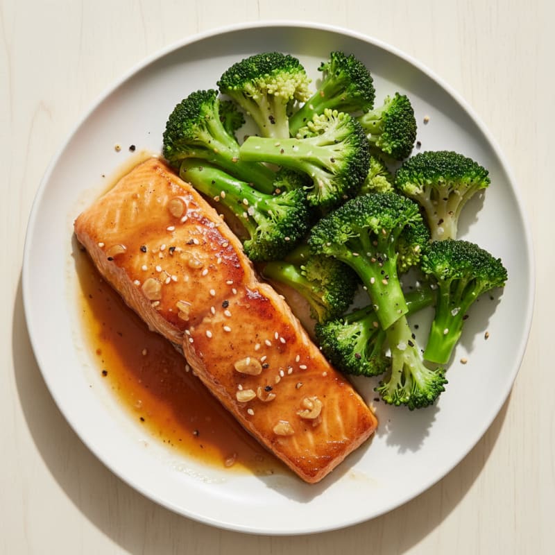 Golden Teriyaki Glazed Salmon