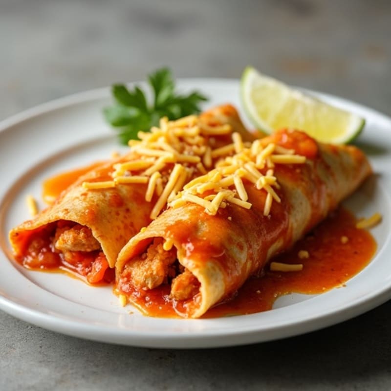 Chili-Spiced Chicken Enchiladas