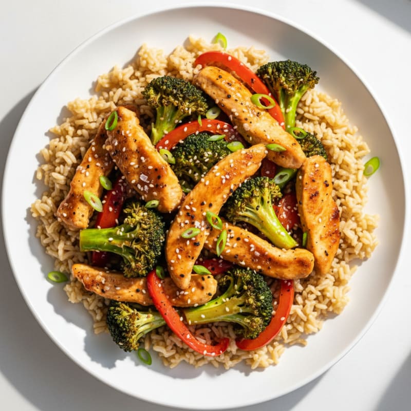 Teriyaki Chicken and Broccoli Stir-Fry