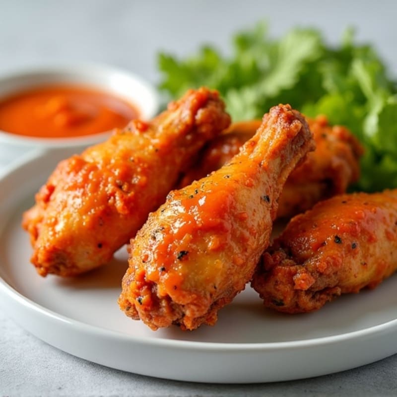 Crispy Baked Buffalo Chicken Wings