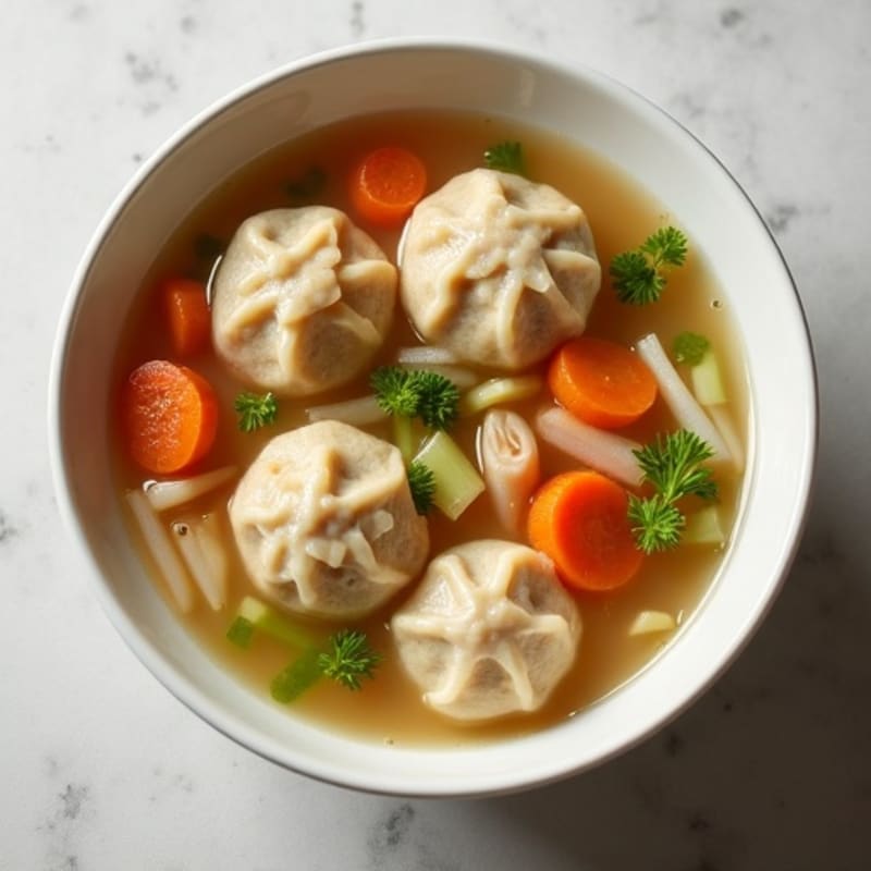 Hearty Chicken and Vegetable Dumpling Soup